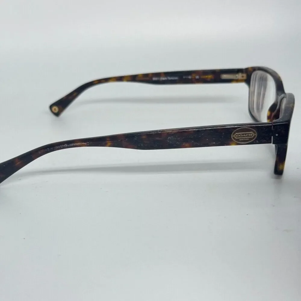 Coach Brooklyn HC 6040 5001 Dark Tortoise Brown Eyeglasses Frames 52-16‎ H15989